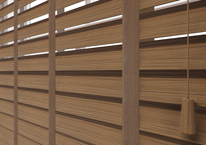 Ecowood Deluxe, Fruitwood Fine Grain - Motorised Venetian Blind - Image 4